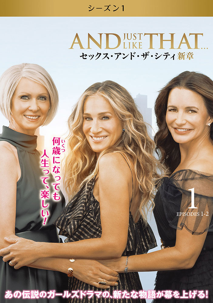 セックス・アンド・ザ・シティ新章シーズン2 DVD3枚組 エイダンも登場！『AND JUST LIKE THAT／セックス・アンド